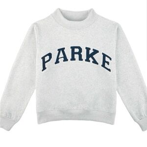 PARKE Heather Gray Crewneck Sweatshirt